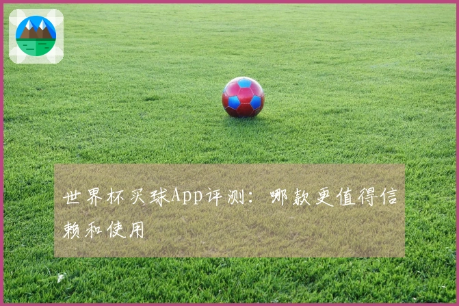 世界杯买球App评测：哪款更值得信赖和使用